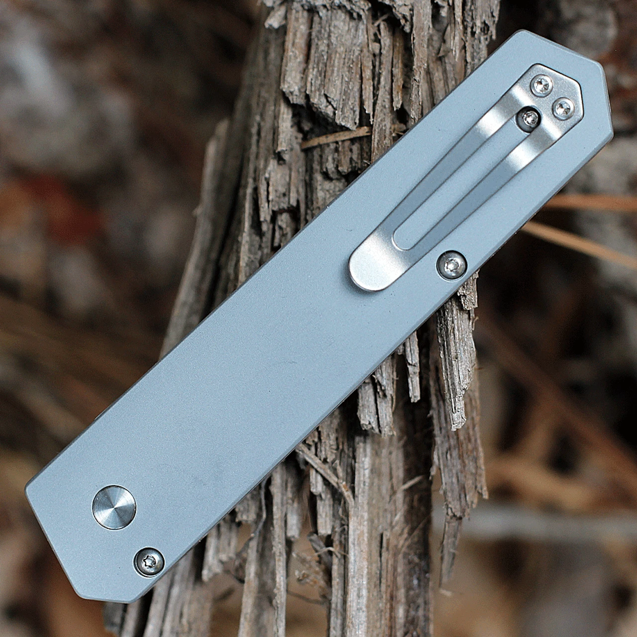 Boker Plus USA Kwaiken Compact Automatic Gray Alum (3" 154CM SW) 01BO253 4 Boker Plus USA Kwaiken Compact Automatic Gray Alum (3" 154CM SW) 01BO253 - Image 4