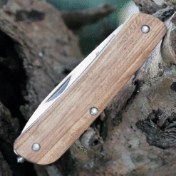 Boker Plus Tech Tool 1 Folding Knife BOP01BO843, 2.80" 12C27 Sandvik Plain Blade, Zebrawood Handles -The Knife Shop 01bo843.3 31345.1627485445