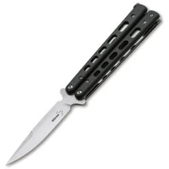 Boker Plus Large Tactical Butterfly Knife-Blk G10 ( 4.21" D2) 06EX228