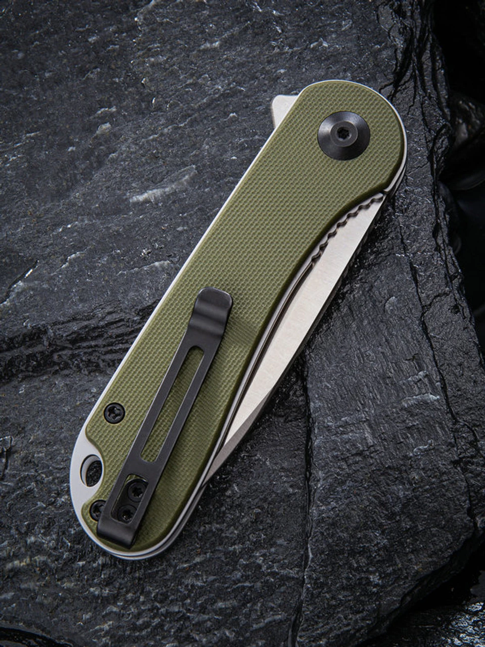 CIVIVI Elementum-Green G10 (2.96" Satin D2) C907E 4 CIVIVI Elementum-Green G10 (2.96" Satin D2) C907E - Image 4