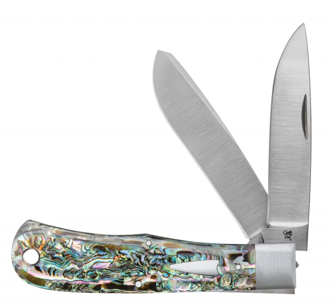 Case 2019 Tony Bose Bullnose Trapper, 4.5" 154CM SS Blade, Smooth Abalone Handle 1 Case 2019 Tony Bose Bullnose Trapper, 4.5" 154CM SS Blade, Smooth Abalone Handle