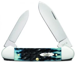 Case Canoe 10887 Blue Denim Bone Handle (62131 SS)