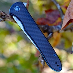 Artisan ATZ1707PCF Shark, 3.94" S35VN Plain Blade, Carbon Fiber G-10 Handle -The Knife Shop 1707pcf 58985.1566585988