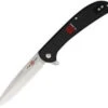 Al Mar Ultralight Hawk Linerlock 4126, 4" 8Cr13MoV SS, Plain Blade, FRN Handle