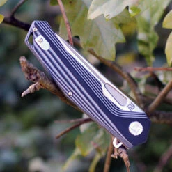 Artisan Zumwalt ATZ1808PBGC, 3.94" D2 Plain Blade, Curved Black/White G-10 Handle 6 Artisan Zumwalt ATZ1808PBGC, 3.94" D2 Plain Blade, Curved Black/White G-10 Handle -The Knife Shop 1808pbgc.2 77092.1566586026