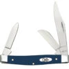 Case Medium Stockman 23614 Smooth Navy Blue Synthetic Handle (4344 SS)