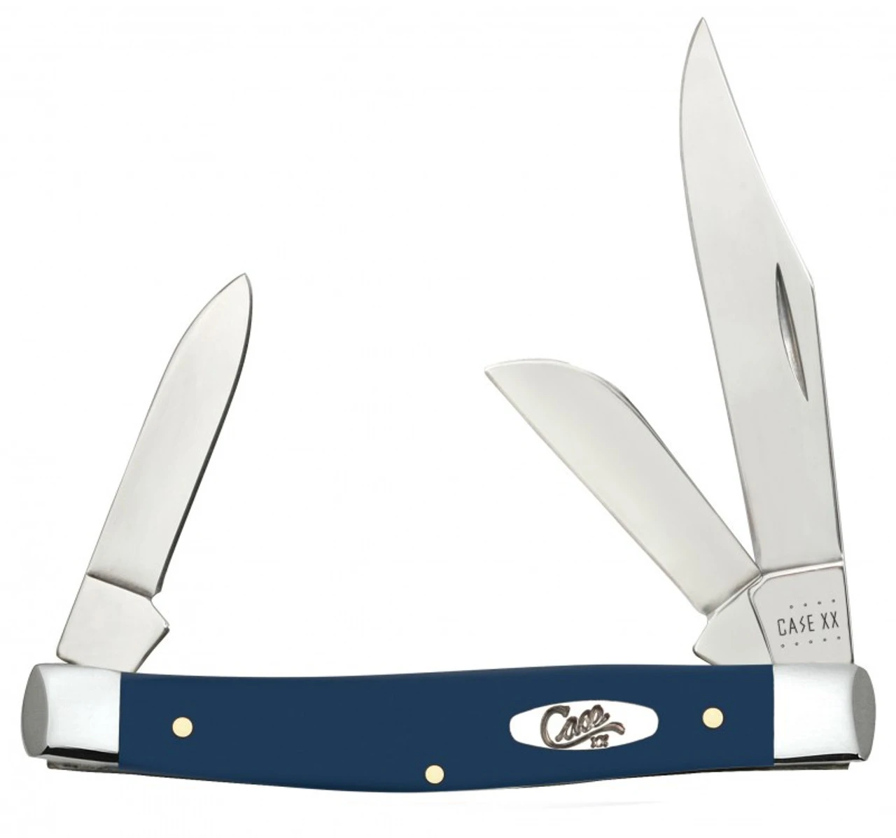 Case Medium Stockman 23614 Smooth Navy Blue Synthetic Handle (4344 SS) 1 Case Medium Stockman 23614 Smooth Navy Blue Synthetic Handle (4344 SS)
