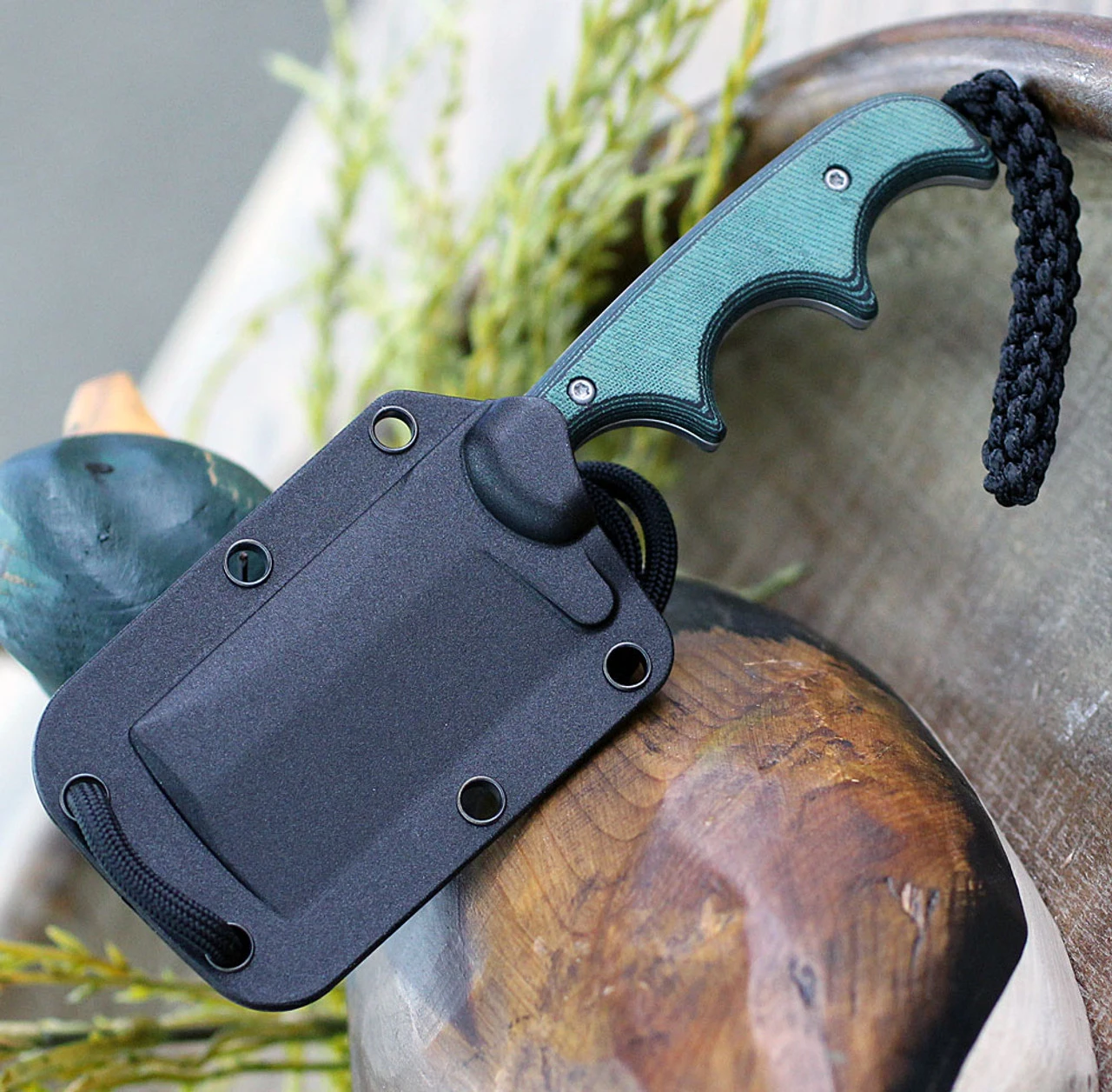 CRKT Minimalist Cleaver, 2.131" 5Cr15MoV Bead Blast Blade, Polised Rasin Infused Fiber Handle 3 CRKT Minimalist Cleaver, 2.131" 5Cr15MoV Bead Blast Blade, Polised Rasin Infused Fiber Handle - Image 3