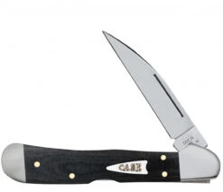 Case Copperlock 27738 Smooth Black Micarta Handle (101549WL SS)