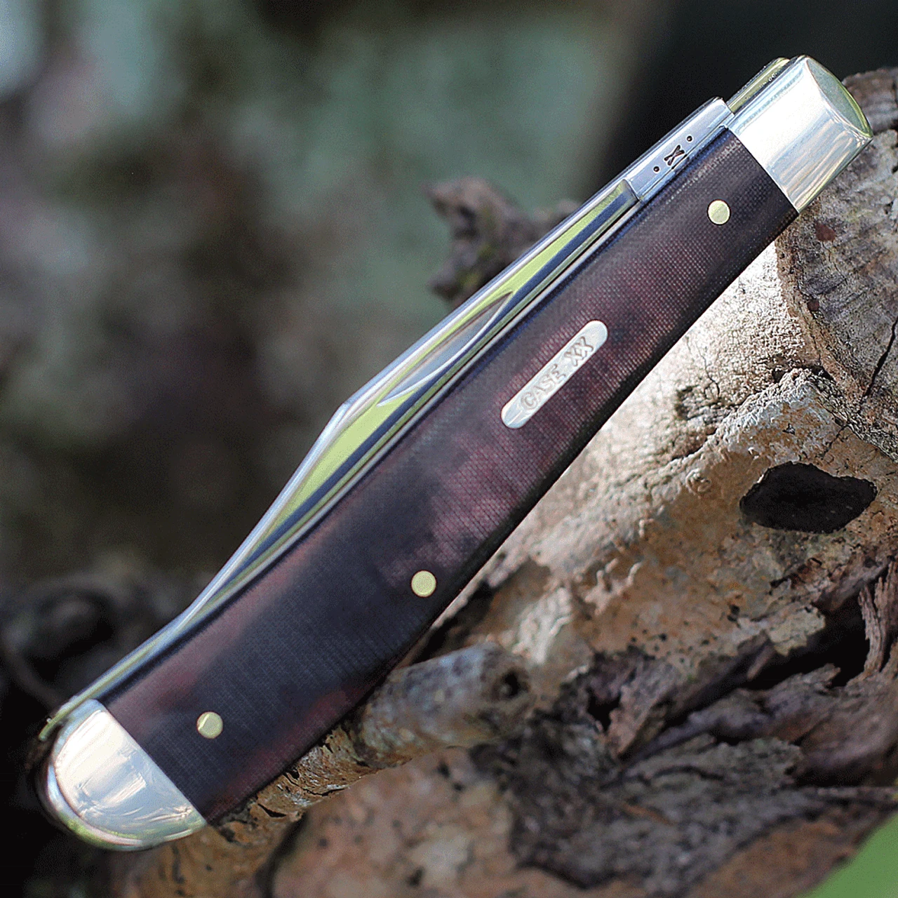 Case Slimeline Trapper 27857 Black & Red Micarta Handle (101048 SS) 4 Case Slimeline Trapper 27857 Black & Red Micarta Handle (101048 SS) - Image 4