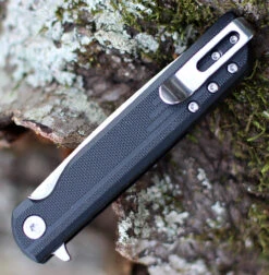 CRKT 3801 LCK+ Liner Lock, Assisted Opening Knife, 3.31" 8Cr13MoV Satin Plain Blade, Glass Reinforced Nylon Handle -The Knife Shop 3801.3 12774.1612457502