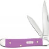 Case Peanut 39166 Lilac Synthetic Ichthus Handle (4220 SS)