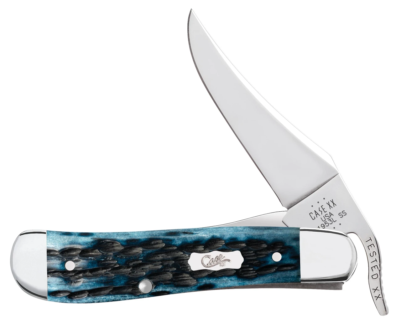 Case Russlock 51859 - Mediterranean Blue Bone (61963L SS) 1 Case Russlock 51859 - Mediterranean Blue Bone (61963L SS)