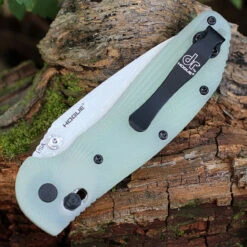 Doug Ritter RSK® MK1-G2 - Knifeworks Exclusive - Jade G10 / Stonewashed 7 Doug Ritter RSK® MK1-G2 - Knifeworks Exclusive - Jade G10 / Stonewashed -The Knife Shop 54112.2 32018.1663009306