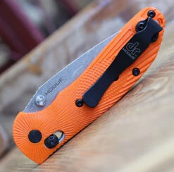 Doug Ritter Mini-RSK® MK1-G2 Knifeworks Exclusive - Orange/ Stonewashed. -The Knife Shop 54194.2 33334.1588688954