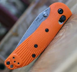 Doug Ritter Mini-RSK® MK1-G2 Knifeworks Exclusive - Orange/ Stonewashed. -The Knife Shop 54194.3 41748.1588688954