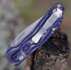 Doug Ritter Mini-RSK® MK1-G2 Knifeworks Exclusive - G-Mascus® Purple G-10/Stonewashed -The Knife Shop 54195.3 59640.1600198601