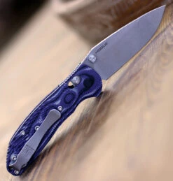 Doug Ritter Mini-RSK® MK1-G2 Knifeworks Exclusive - G-Mascus® Purple G-10/Stonewashed -The Knife Shop 54195 70242.1600198561