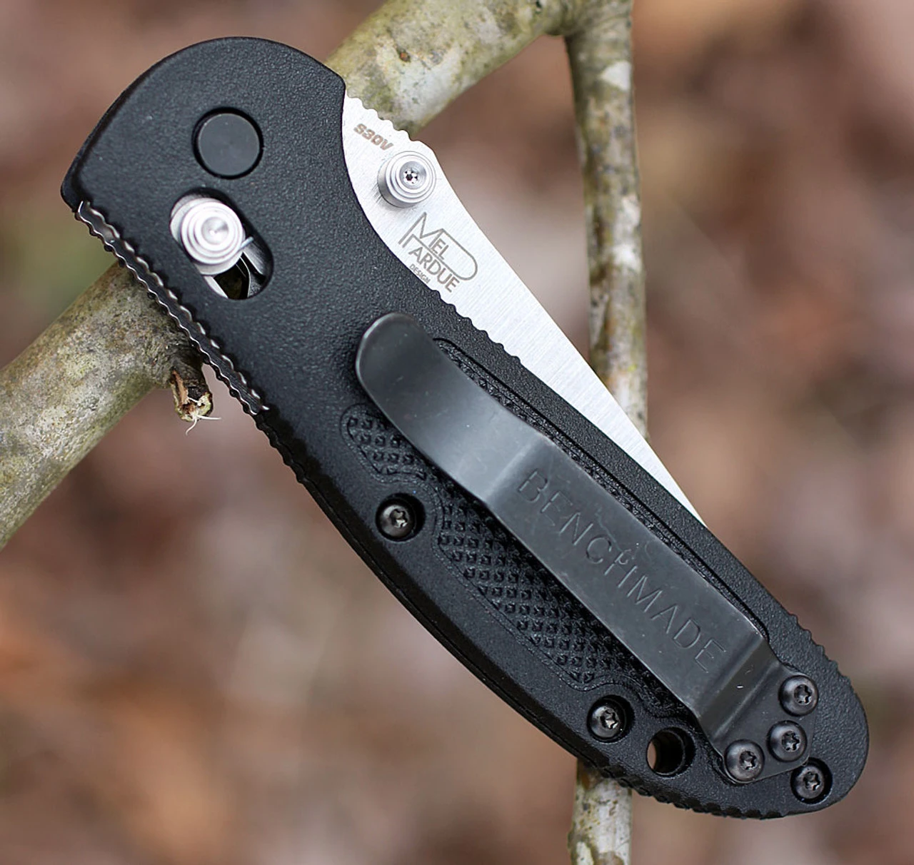 Benchmade Mini Griptilian - Blk GTX (2.91" CPM-S30V) 556-S30V 3 Benchmade Mini Griptilian - Blk GTX (2.91" CPM-S30V) 556-S30V - Image 3