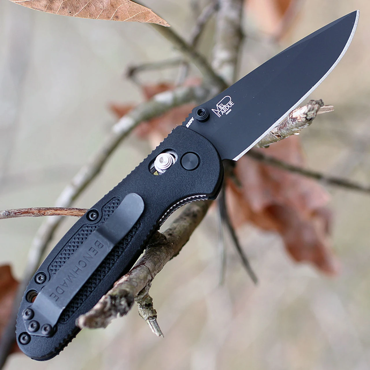 Benchmade Mini Griptilian - Blk GTX (2.91" CPM-S30V) 556BK-S30V 2 Benchmade Mini Griptilian - Blk GTX (2.91" CPM-S30V) 556BK-S30V - Image 2