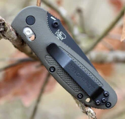 Benchmade Mini Griptilian 556SBKOD-S30V, 2.91" S30V Black Drop Point Combo Blade, OD Green Noryl GTX Handle 6 Benchmade Mini Griptilian 556SBKOD-S30V, 2.91" S30V Black Drop Point Combo Blade, OD Green Noryl GTX Handle -The Knife Shop 556sbkod s30v.2 57873.1566586194