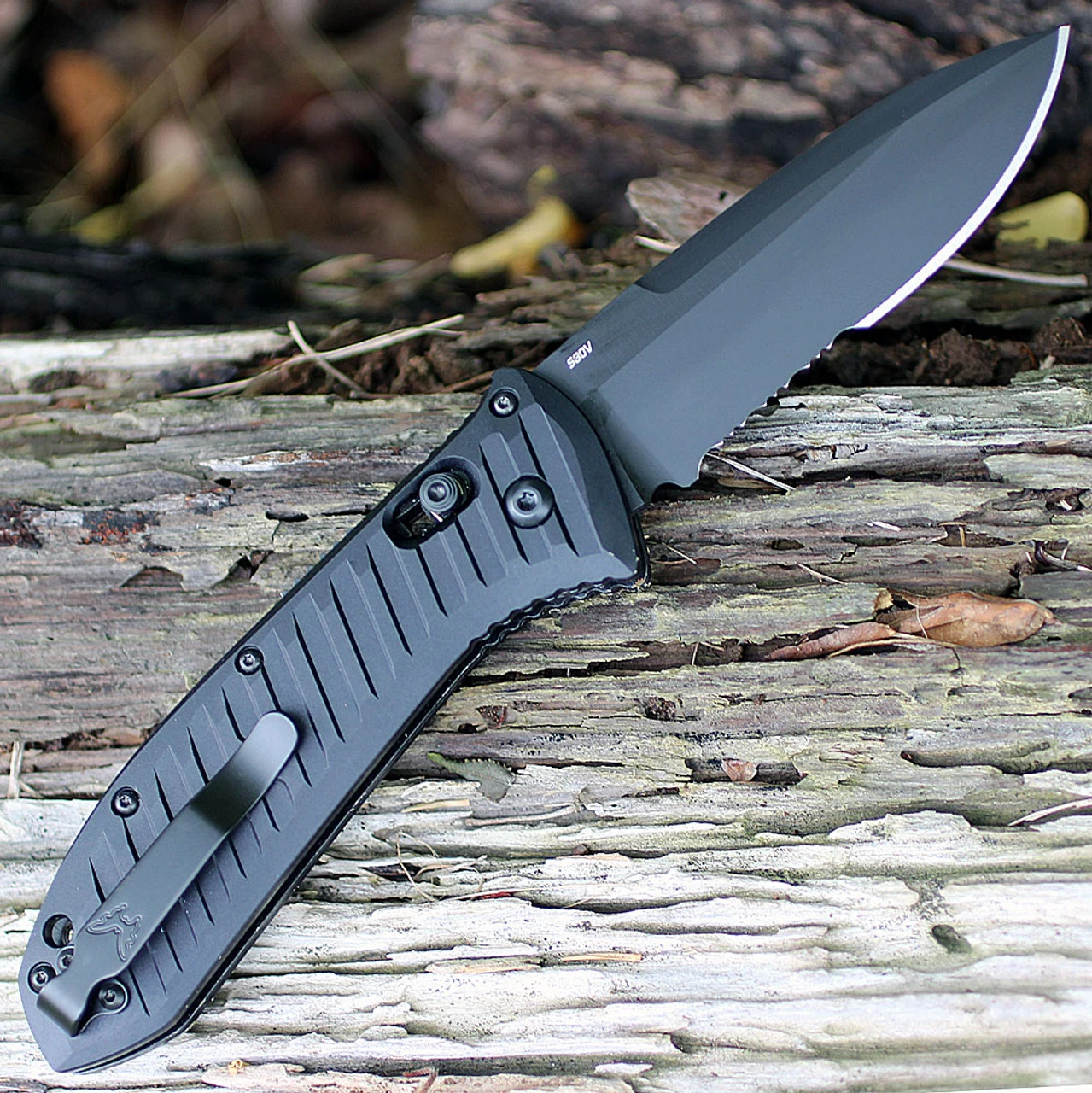 Benchmade Auto Presidio II - Blk Alum (3.72" CPM-S30V) 5700SBK 2 Benchmade Auto Presidio II - Blk Alum (3.72" CPM-S30V) 5700SBK - Image 2