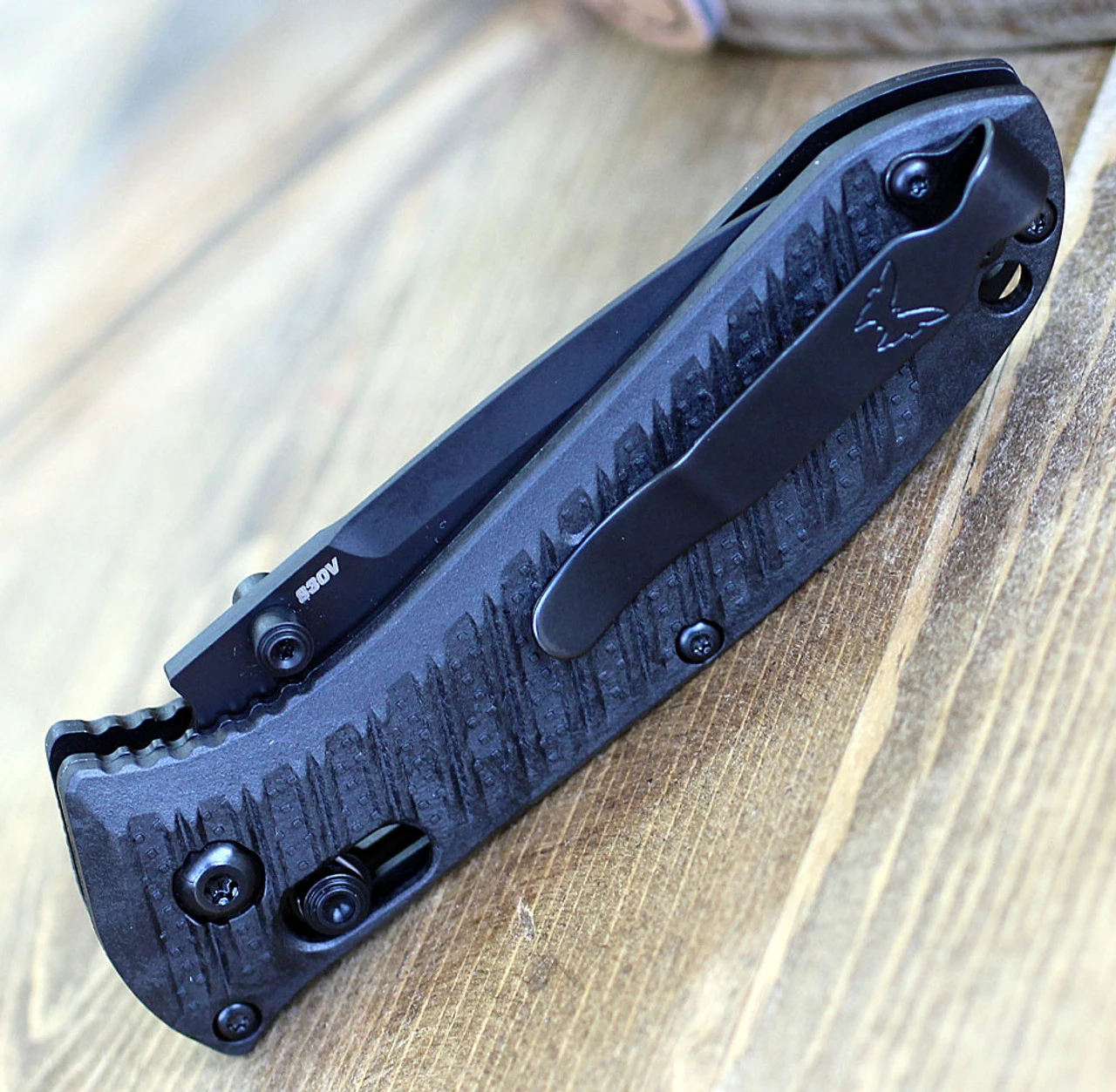 Benchmade Mini Presidio II - CF-Elite (3.20" CPM-S30V) 575BK-1 4 Benchmade Mini Presidio II - CF-Elite (3.20" CPM-S30V) 575BK-1 - Image 4