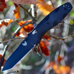 Benchmade Barrage 583BK, 3.6 In. 154CM Stainless Blade, Assisted Opening, Black Plain Edge