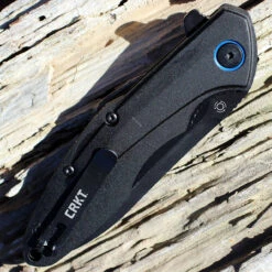 CRKT 6215 Caligo, 3.18" 8Cr13MoV Plain Blade, Black Anodized Aluminum Handle -The Knife Shop 6215.2 07292.1566585925