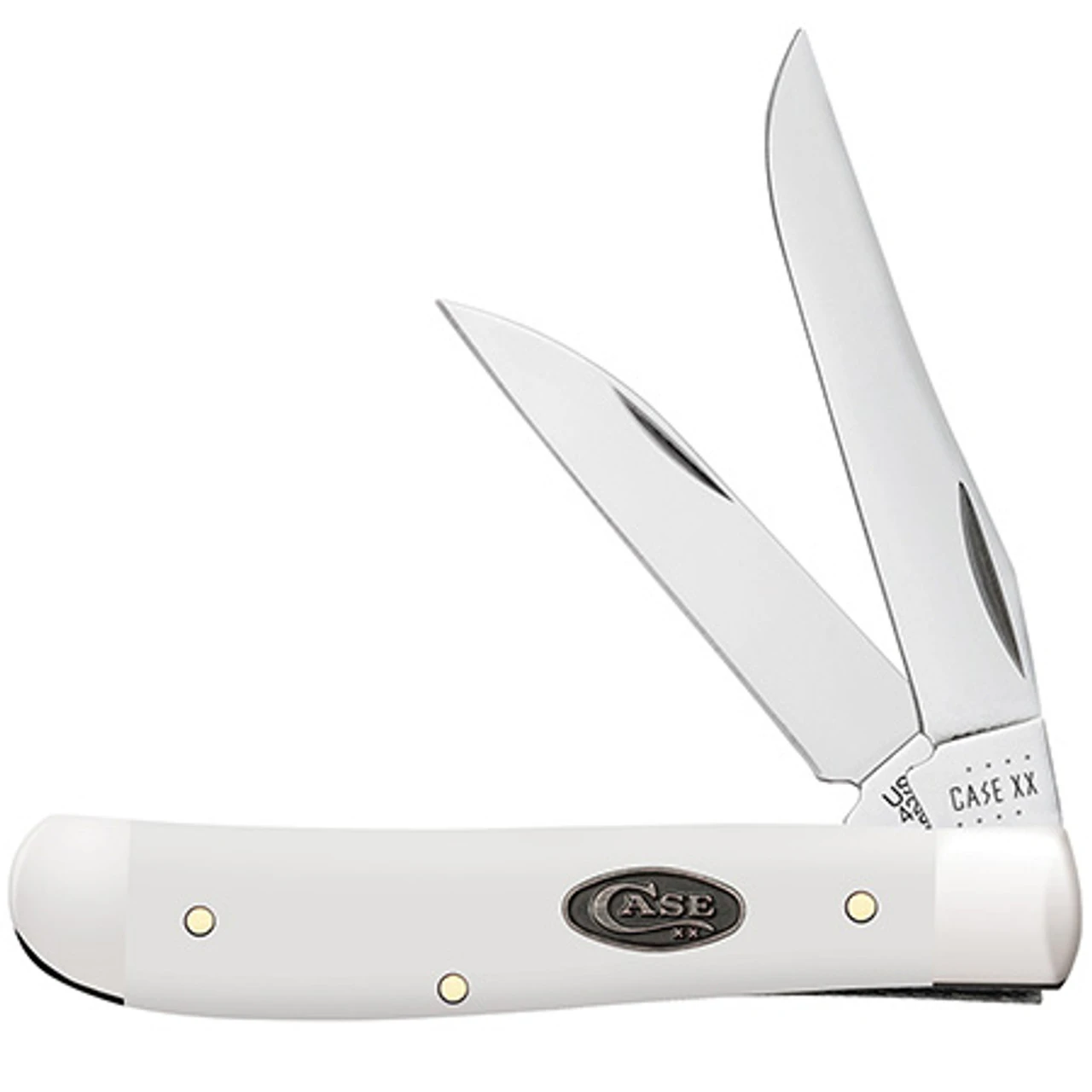 Case Mini Trapper 63965 - White Synthetic Handle (4207W SS) 1 Case Mini Trapper 63965 - White Synthetic Handle (4207W SS)