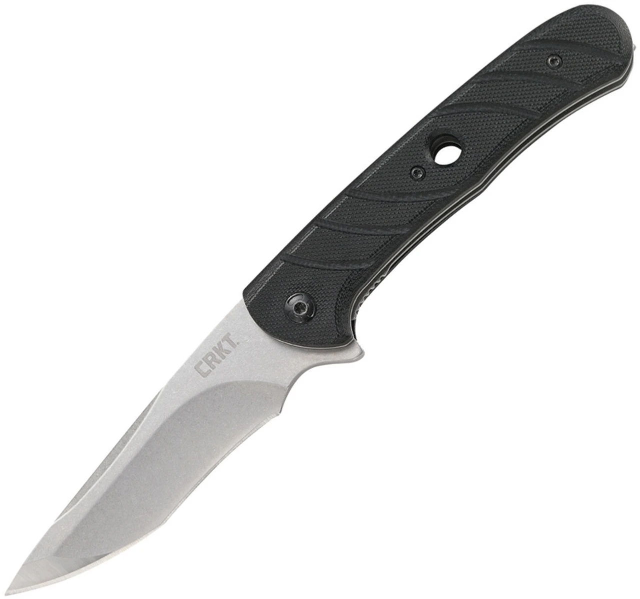 CRKT 7160 Intention Assisted Opening, 3.53" 8Cr13MoV Stonewashed Plain Blade, G10 Handle 1 CRKT 7160 Intention Assisted Opening, 3.53" 8Cr13MoV Stonewashed Plain Blade, G10 Handle