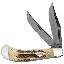 Case Saddlehorn 77465 - Vintage Bone (TBV62110 DAM) Carbon