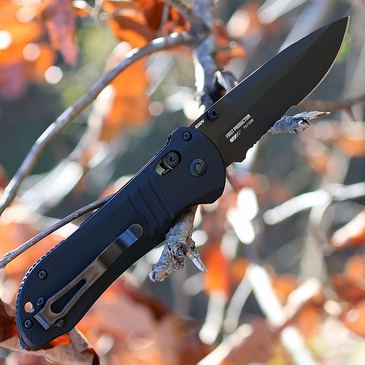 Benchmade Tactical Triage - Blk G10 (3.48" CPM-S30V) 917SBK 2 Benchmade Tactical Triage - Blk G10 (3.48" CPM-S30V) 917SBK - Image 2