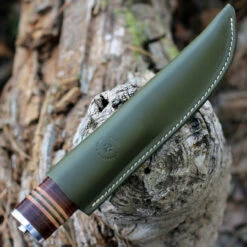 Andersson & Copra Scandinavian Sportsman Model 3 - Stacked Leather (3.54" AEB-L) -The Knife Shop ACSS3ST.3 61548.1666639445