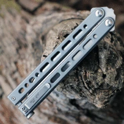 Bear Ops 30th Anniversary Bear Song VIII - Grey (4.5" S35VN Drop Point) ANNB-820 -The Knife Shop BCANNB820.2 76034.1630591481