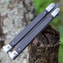 Bear & Son 30th Anniversary Butterfly - CF (4.1" Damascus) ANNCF17D -The Knife Shop BCANNCF17D.2 79211.1639510228