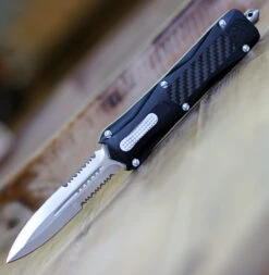 CobraTec Knives Black King Cobra - Blk Aluminum (4" D2 Steel) BLKKCDAG2SS