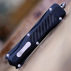 CobraTec Knives Black King Cobra - Blk Aluminum (4" D2 Steel) BLKKCDAG2SS -The Knife Shop BLKKCDAG2SS.3 35086.1611934007