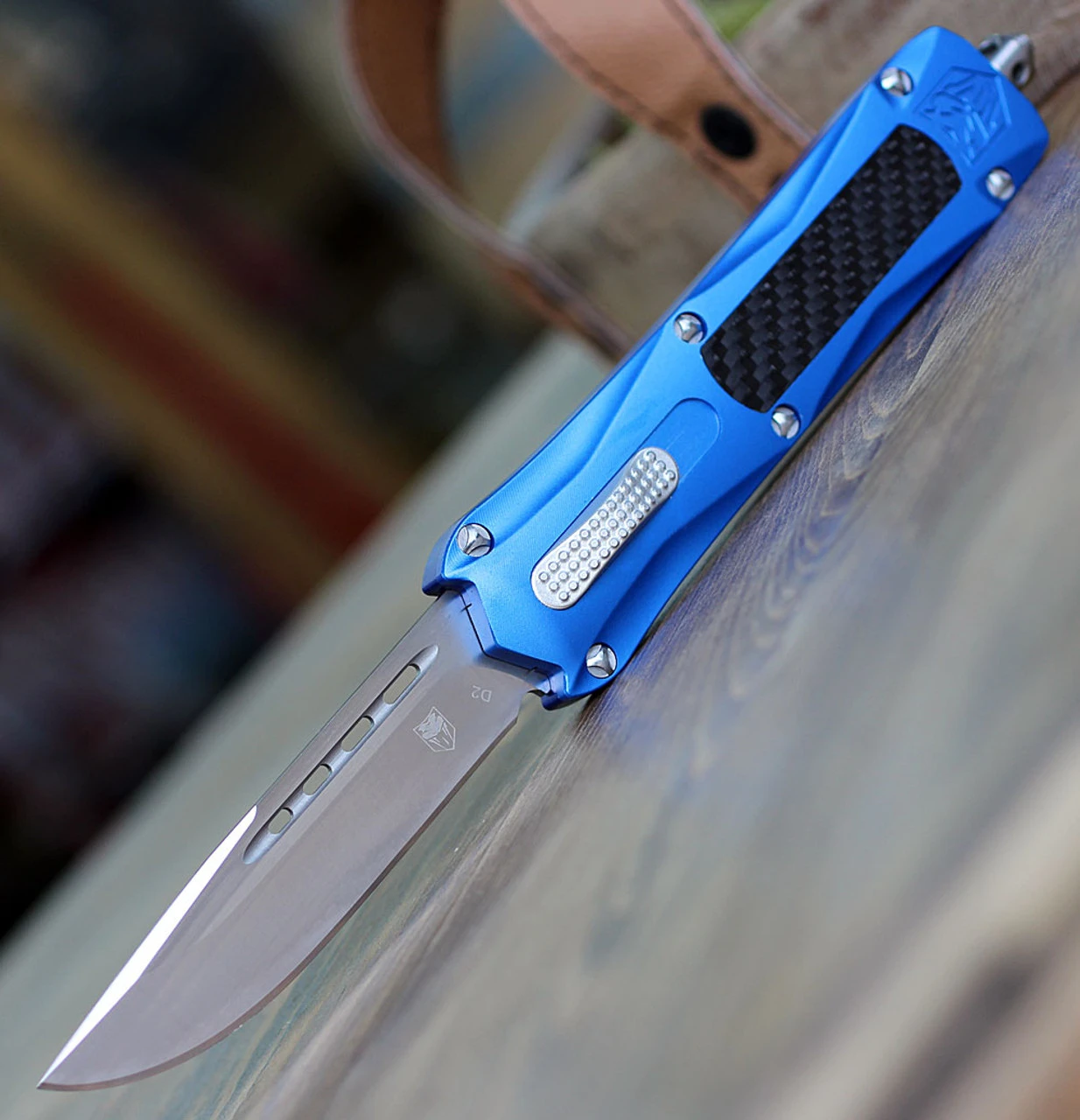 CobraTec Knives Blue King Cobra (4" D2 DP) BLUKCDNS 1 CobraTec Knives Blue King Cobra (4" D2 DP) BLUKCDNS