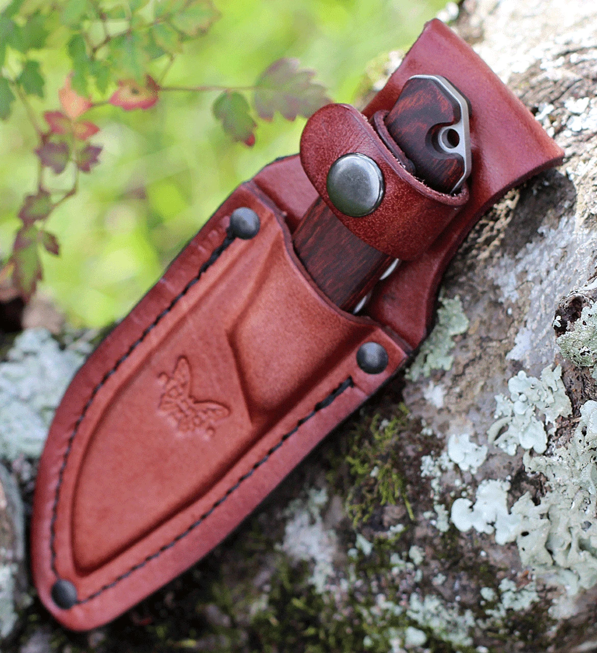 Benchmade Hidden Canyon Hunter - Wood (2.79" CPM-S30V) 15017 3 Benchmade Hidden Canyon Hunter - Wood (2.79" CPM-S30V) 15017 - Image 3