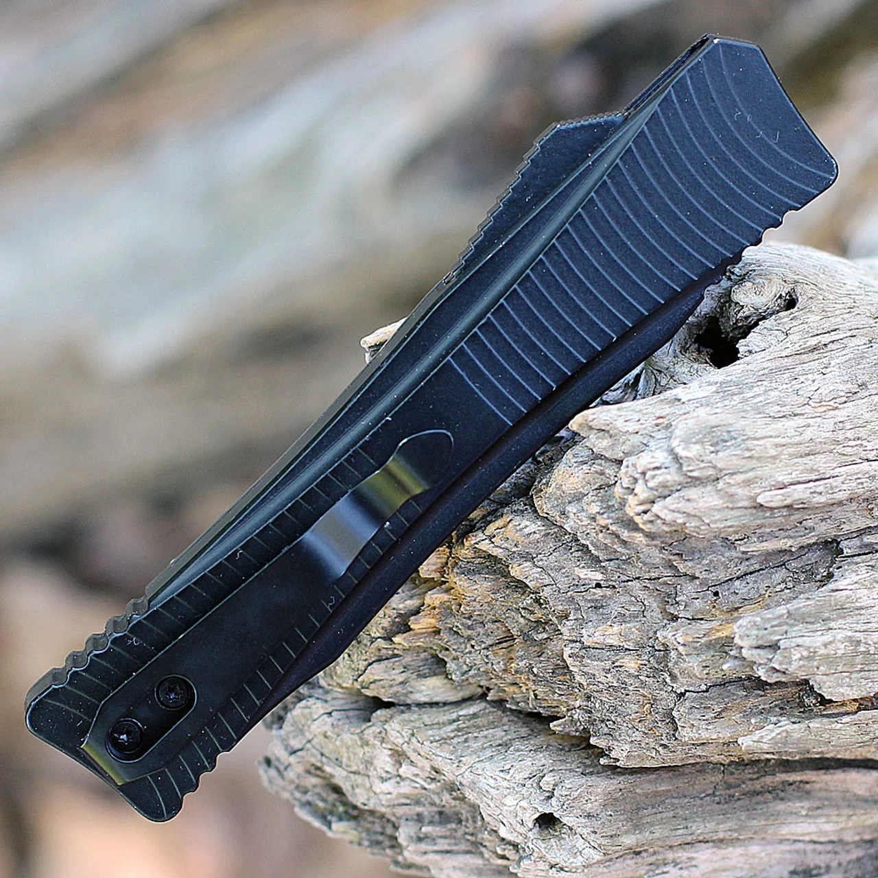 Boker Plus Dagger 2.0 OTF Automatic Blk Alum (3.4" D2 Blk Dagger) 06EX244 4 Boker Plus Dagger 2.0 OTF Automatic Blk Alum (3.4" D2 Blk Dagger) 06EX244 - Image 4