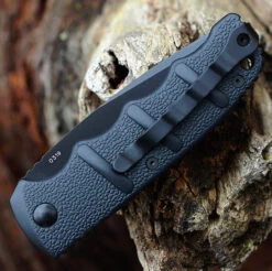 Boker Plus Kalashnikov 74 Automatic - Blk Alum. (3.25" D2 Blk Tanto) 01KALS101N -The Knife Shop BOKAKALS101N.2 87756.1646856526