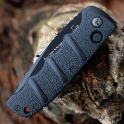 Boker Plus Kalashnikov 74 Automatic - Blk Alum. (3.25" D2 Blk Tanto) 01KALS101N -The Knife Shop BOKAKALS101N.3 03257.1646856526