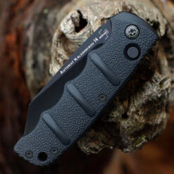 Boker Plus Kalashnikov 74 Automatic - Blk Alum. (3.25" D2 BLK Sheepfoot Blade) 01KALS104N 6 Boker Plus Kalashnikov 74 Automatic - Blk Alum. (3.25" D2 BLK Sheepfoot Blade) 01KALS104N -The Knife Shop BOKAKALS104N.4 01399.1646854645