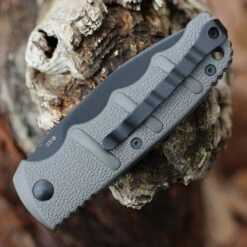 Boker Plus Kalashnikov 74 Automatic - Gray Alum. (3.25" D2 Blk) 01KALS94N -The Knife Shop BOKAKALS94N.2 77841.1646845139