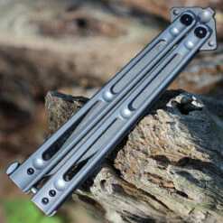 Boker Plus Papillon Buterfly Knife Stainless Steel (4.25" D2 ) 06EX111 -The Knife Shop BOP06EX111.1 35896.1660664905