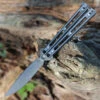 Boker Plus Papillon Buterfly Knife Stainless Steel (4.25" D2 ) 06EX111