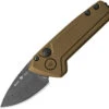 Buck Knives Mini Deploy Auto - Bronze Alum (1.875" 154CM) BU839BRS1