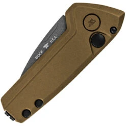 Buck Knives Mini Deploy Auto - Bronze Alum (1.875" 154CM) BU839BRS1 -The Knife Shop BU839BRS1 add 02 01250.1674839323