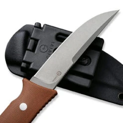 Civivi Tamashii Fixed Blade -Brn Mic (4.07" SW D2) C19046-5 -The Knife Shop C19046 5 Tamashii 5 500x 94296.1675286503